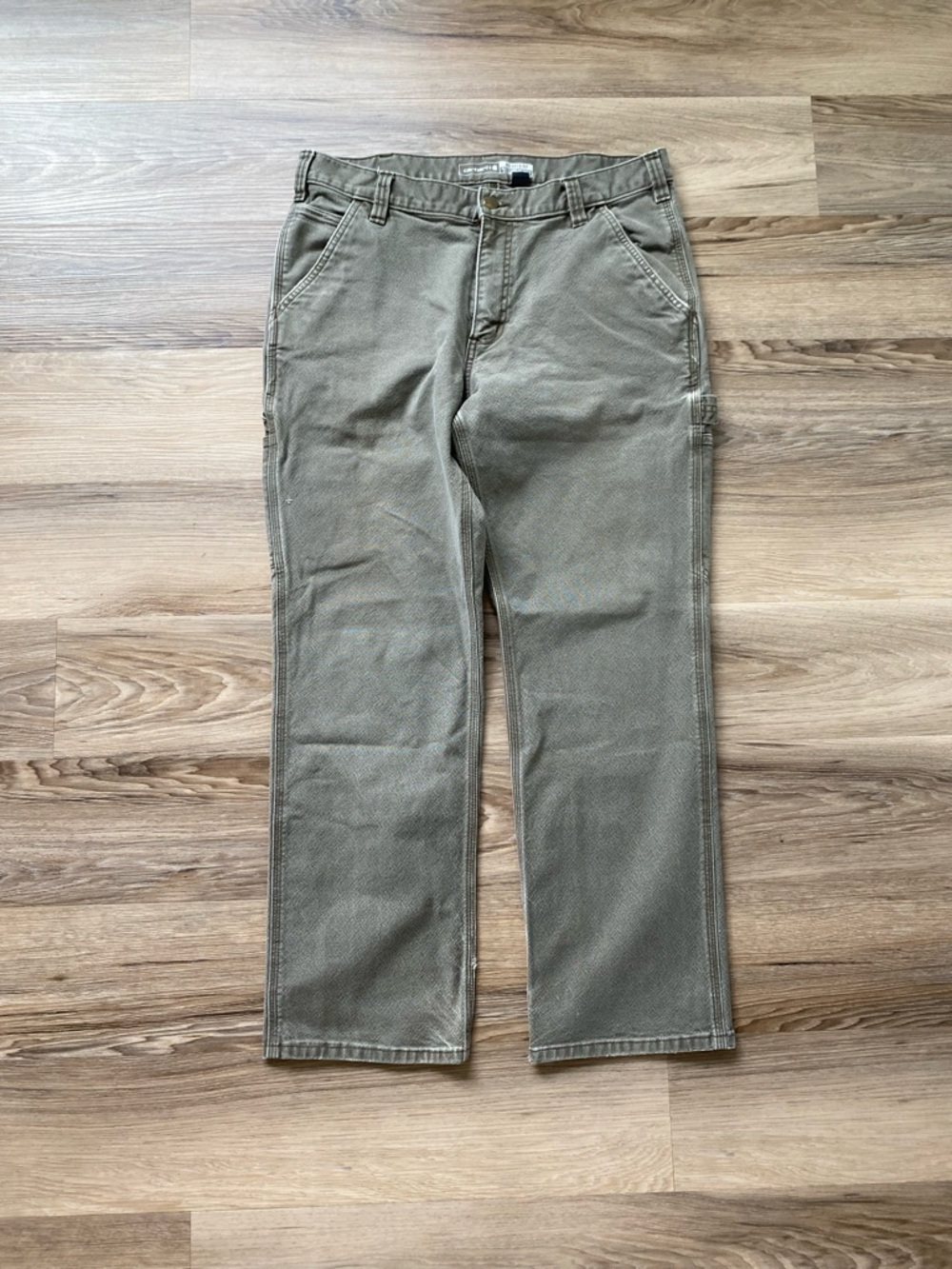 Carhartt Men's Olive Green Cargo Pants